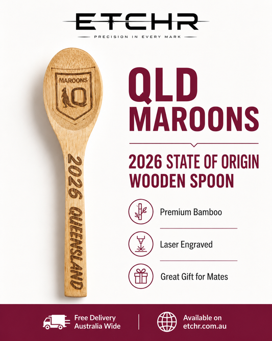 1. Origin QLD Team Wooden Spoon ✅ FREE SHIPPING AUSTRALIA-WIDE